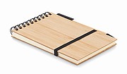A6 bamboo notepad set
