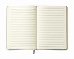 A6 canvas notebook lined