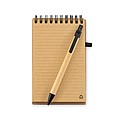 A6 cork notebook with pen