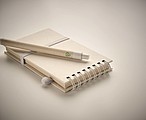 A6 milk carton notebook set