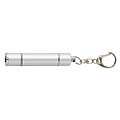 ABS and aluminium pocket torch. Batteries included.