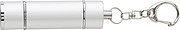 ABS and aluminium pocket torch. Batteries included.