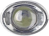 ABS and aluminium pocket torch. Batteries included.