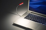 ABS and metal laptop light