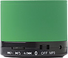 ABS and metal speaker with wireless technology.