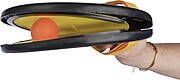 ABS catch ball game set, black