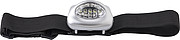 ABS head light with five LED lights and strap for size adjustment. Batteries included.