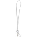 ABS lanyard with 4-in-1 charging cable set, carabiner and mobile phone string.