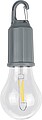 ABS lightbuld Dalton, grey