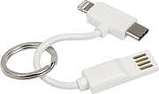 ABS USB cable on key ring