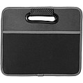 Accordion trunk organizer, black,grey