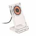 Acrylic wireless charger 15W, transparent