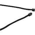 Adhab smartphone lanyard with bamboo details, solid black