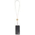 Adhab smartphone lanyard with bamboo details, white