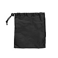 Adjustable jump rope in pouch, black