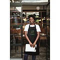 Adjustable kitchen apron, black