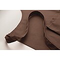 Adjustable kitchen apron, chocolate