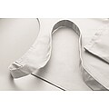 Adjustable kitchen apron, white