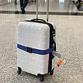 Adjustable luggage strap