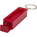Aggia recycled plastic phone stand with fidget toy, red
