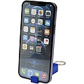 Aggia recycled plastic phone stand with fidget toy, royal blue