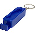 Aggia recycled plastic phone stand with fidget toy, royal blue