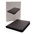 Air 5W RPET wireless charging portfolio A4,black