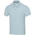Akoya GRS recycled terry unisex polo, cloud blue