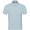 Akoya GRS recycled terry unisex polo, cloud blue