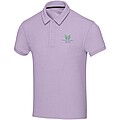 Akoya GRS recycled terry unisex polo, lilac