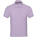 Akoya GRS recycled terry unisex polo, lilac