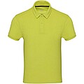 Akoya GRS recycled terry unisex polo, lime