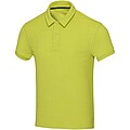 Akoya GRS recycled terry unisex polo, lime