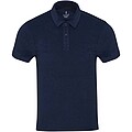 Akoya GRS recycled terry unisex polo, navy
