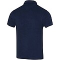 Akoya GRS recycled terry unisex polo, navy