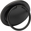 Albali recycled plastic magnetic phone holder with ring stand, solid black