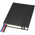 Alder A5 hard cover notebook, solid black