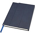 Alejandra A5 recycled plastic hard cover notebook, ocean blue