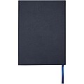 Alejandra A5 recycled plastic hard cover notebook, ocean blue