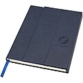 Alejandra A5 recycled plastic hard cover notebook, ocean blue