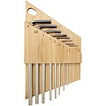 Allen bamboo hex key tool set