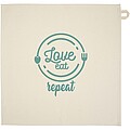 Alora 200 g/m2 recycled cotton kitchen towel, oatmeal
