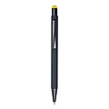 Aluminium and ABS ballpen with rubber coating and rubber tip for capacitive screens.