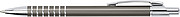 Aluminium ballpen with blue ink. Light grey