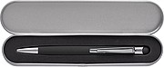 Aluminium ballpen with rubber coating and rubber tip for capacitive screens.