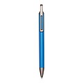 Aluminium ballpoint pen, light blue