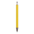 Aluminium ballpoint pen, yellow
