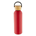 Aluminium bottle 600 ml, red