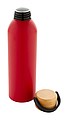 Aluminium bottle 600 ml, red