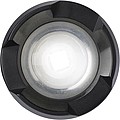 Aluminium COB flash light with focus function. Batteries included.